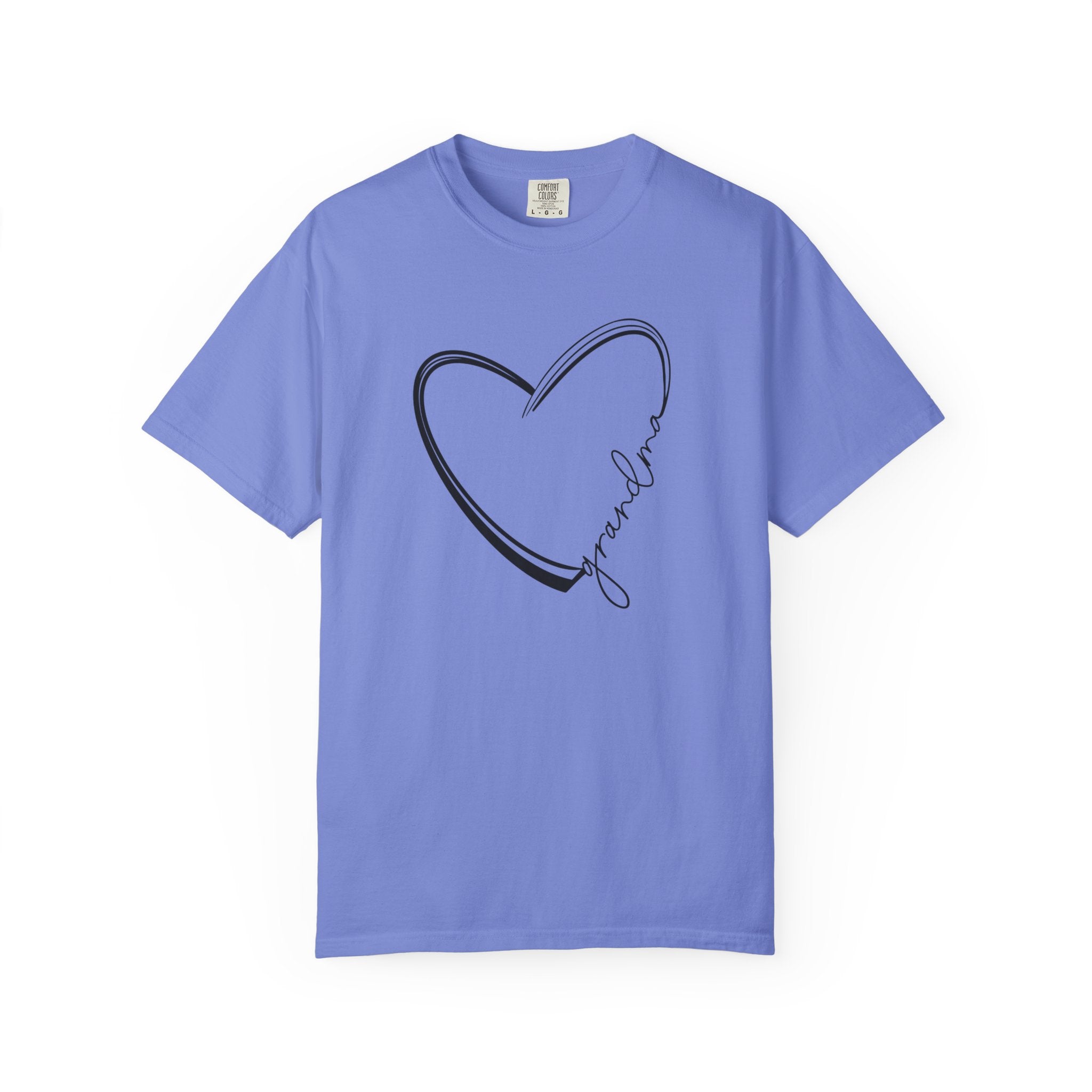 Hand Drawn Grandma Love Heart Unisex T-Shirt | Gift for Grandma | Casual Wear | Mother&
