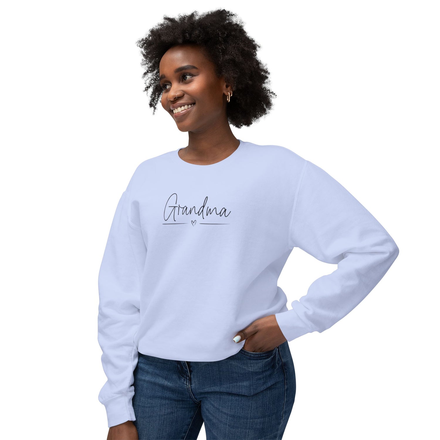 Grandma Sweatshirt, Cozy Crewneck Gift, Lightweight Pullover, Mother&