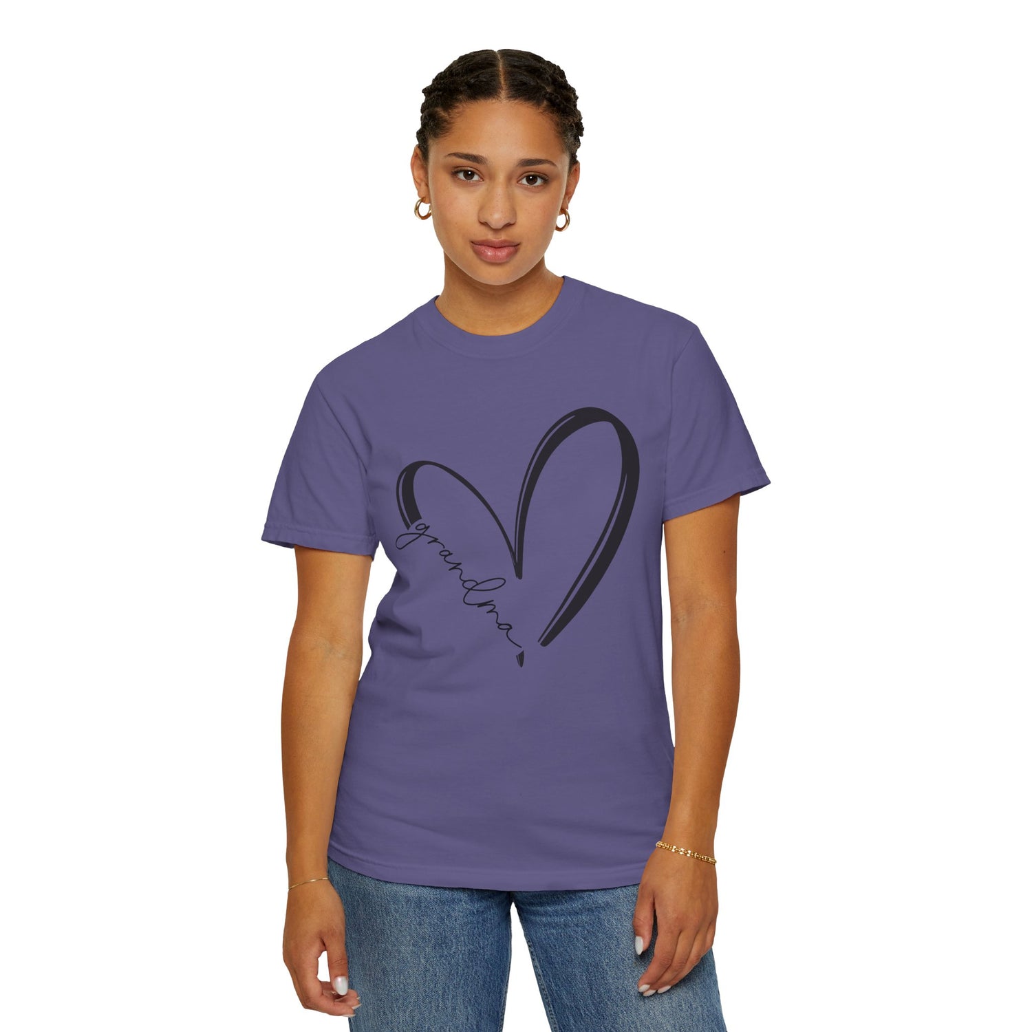Love Grandma T-Shirt, Unisex Gift for Grandmothers, Casual Tee, Birthday, Mother&
