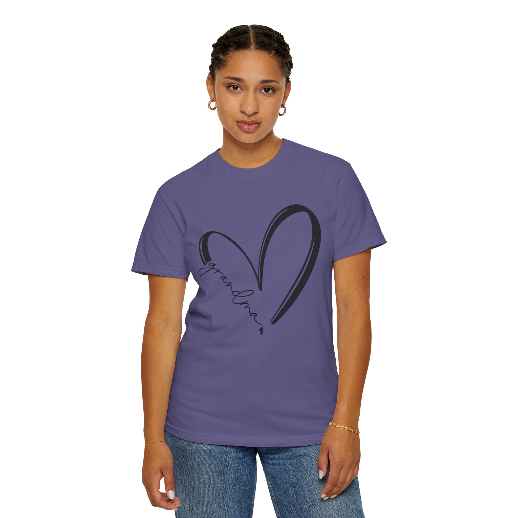 Love Grandma T-Shirt, Unisex Gift for Grandmothers, Casual Tee, Birthday, Mother&