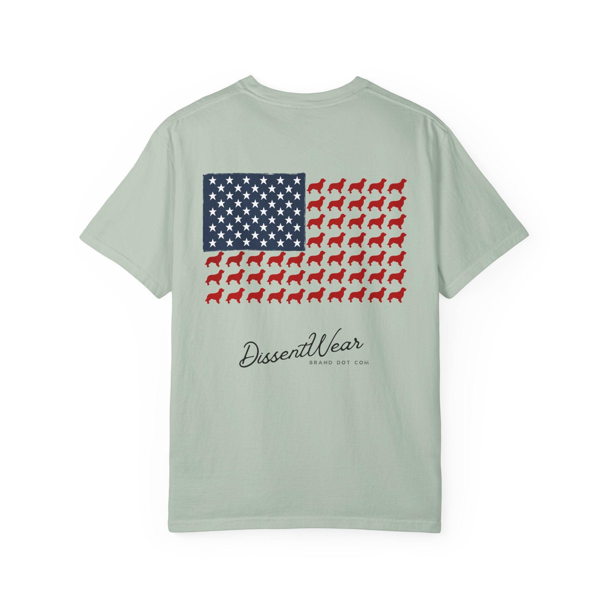 Patriotic Graphic T-Shirt Featuring Golden Retriever Design, Red White and Blue, 4th of July, Flag,  Unisex Tee for Casual Wear, Animal Lover Gift, Independence Day Celebration, [...]