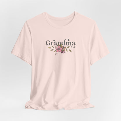 Floral Retro Grandma Tee – Perfect Gift for Mother&