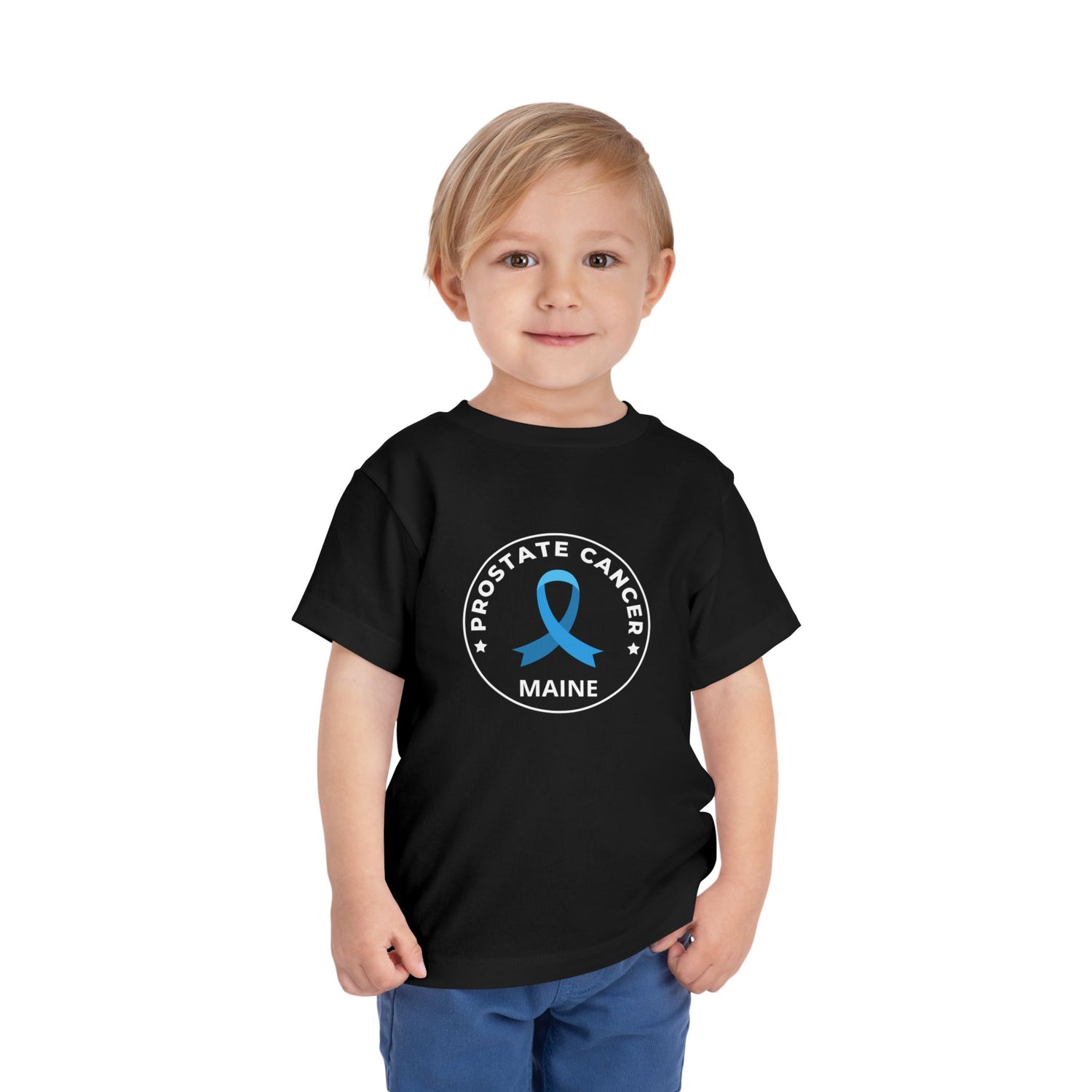 Prostate Cancer Maine Toddler Short Sleeve Tee