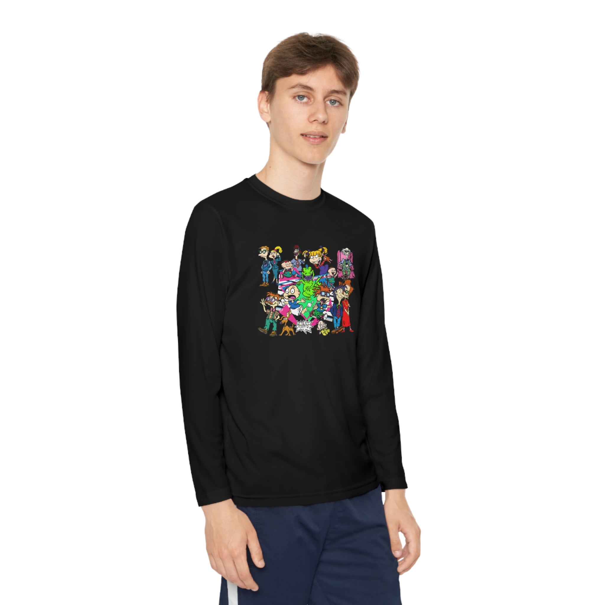 Hand Drawn Rugrats Youth Long Sleeve Competitor Tee