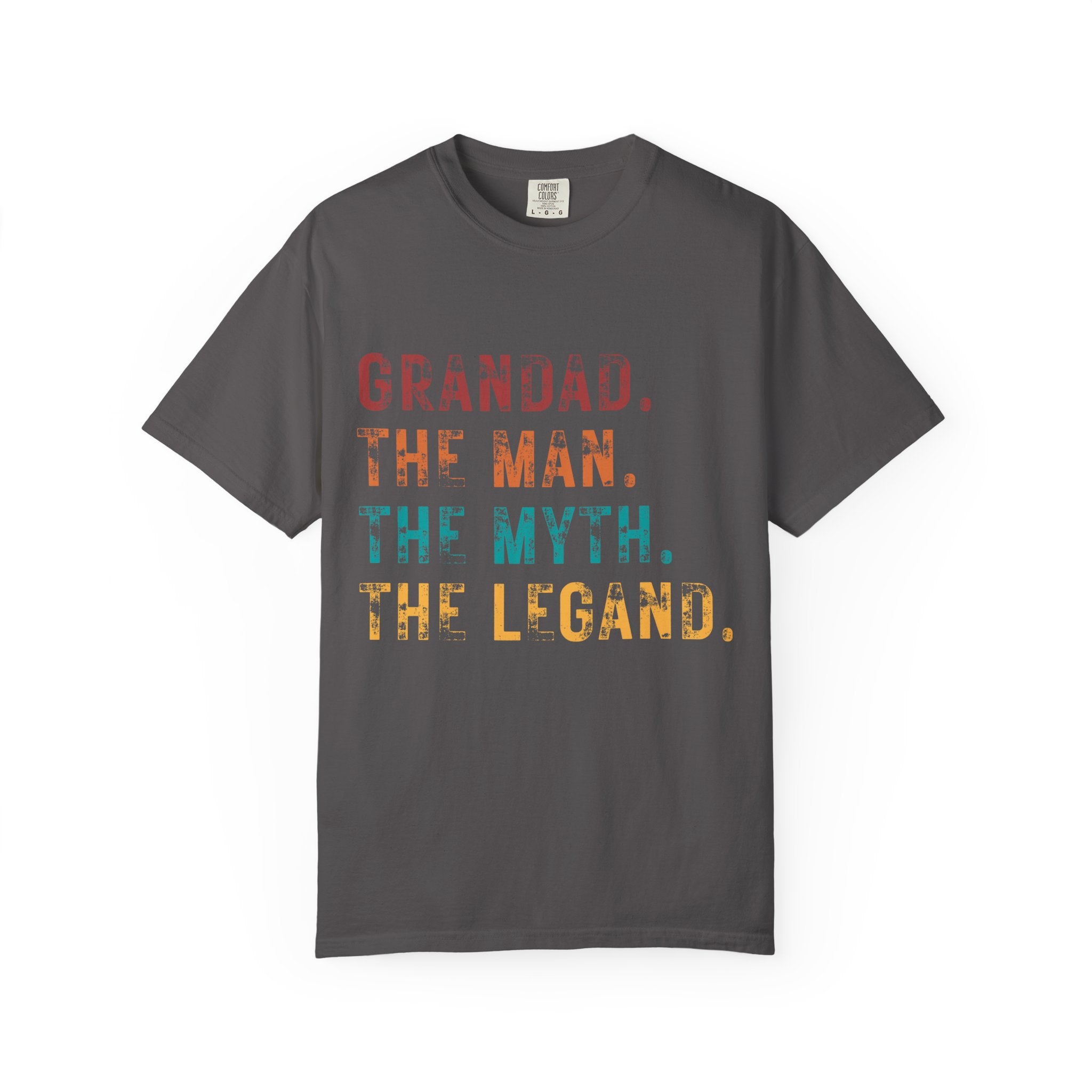 Grandad Tribute T-Shirt - The Man, The Myth, The Legend - Perfect Gift for Father&