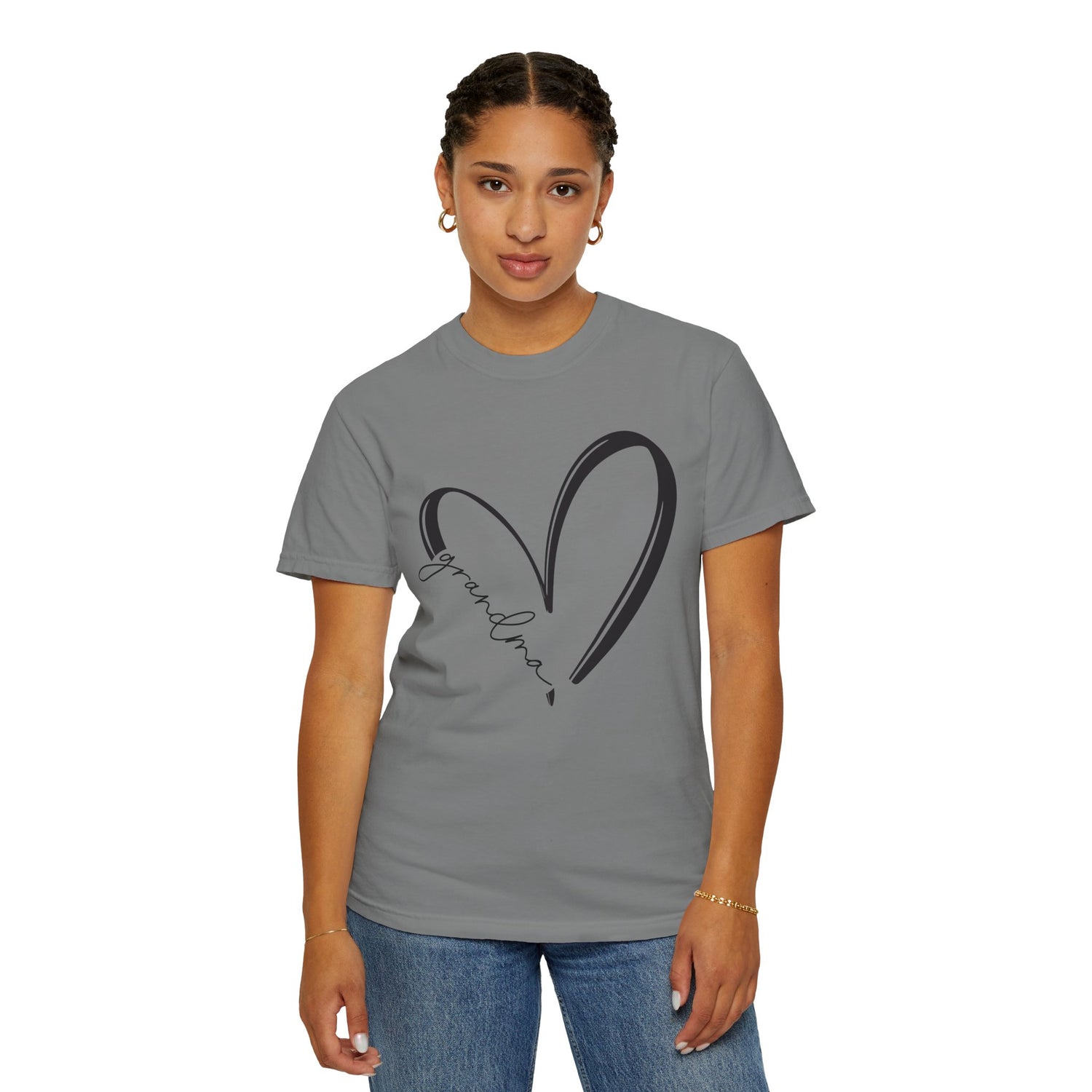 Love Grandma T-Shirt, Unisex Gift for Grandmothers, Casual Tee, Birthday, Mother&
