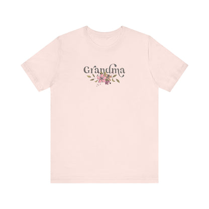 Floral Retro Grandma Tee – Perfect Gift for Mother&