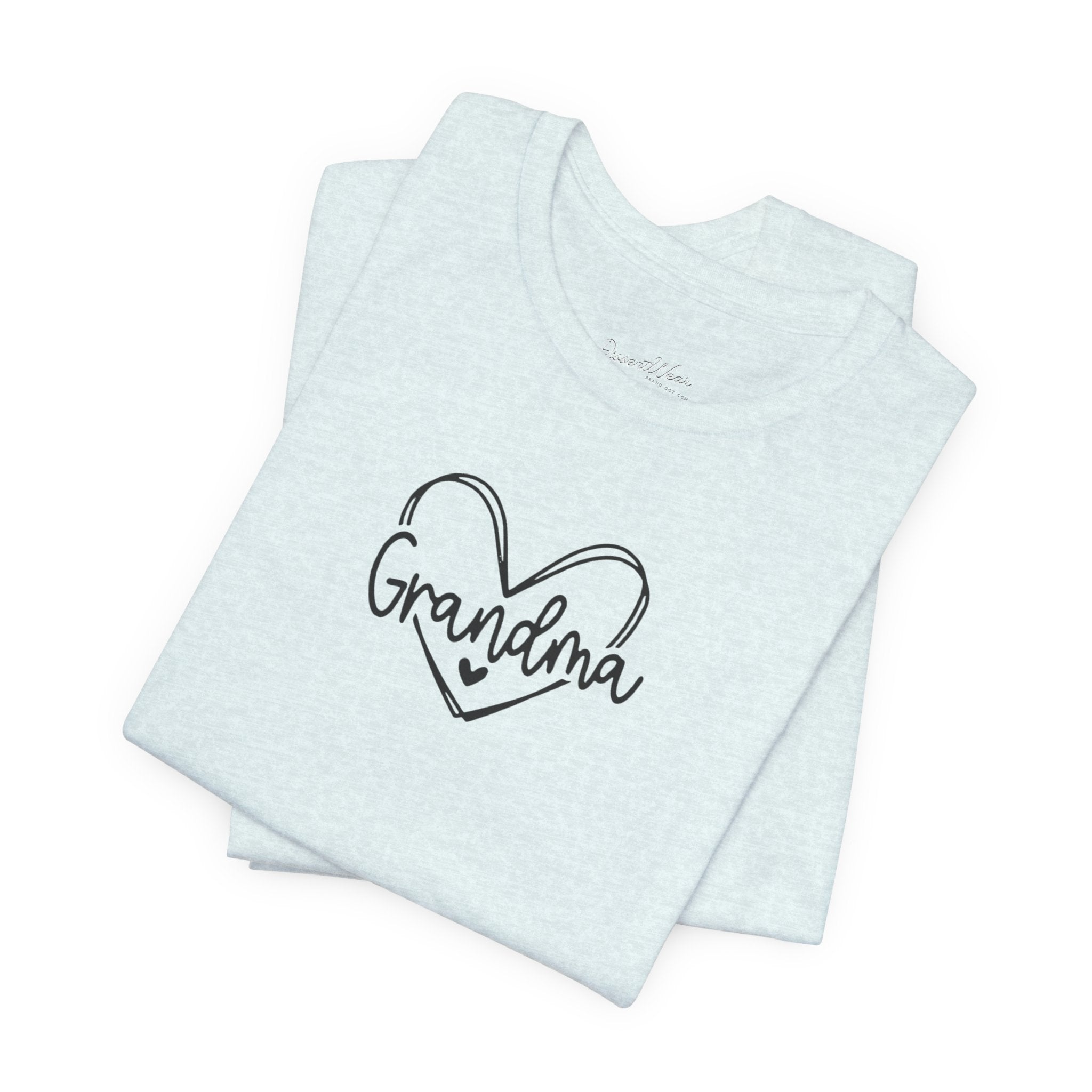 Grandma Trendy Heart Unisex Jersey Tee, Mother&
