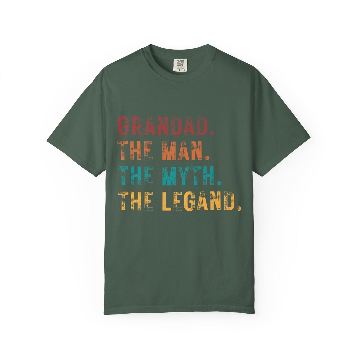 Grandad Tribute T-Shirt - The Man, The Myth, The Legend - Perfect Gift for Father&