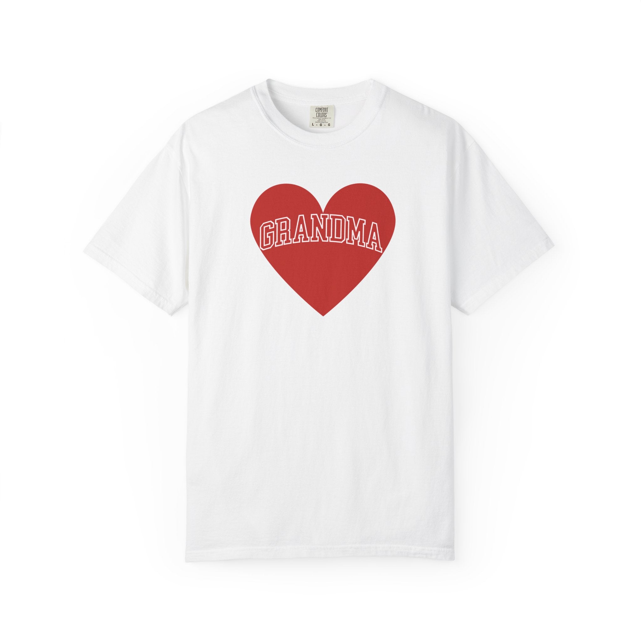 Heart &amp; Soul Love My Grandma T-Shirt, Unisex Garment-Dyed Tee for Grandparents, Birthday Gift, Mother&