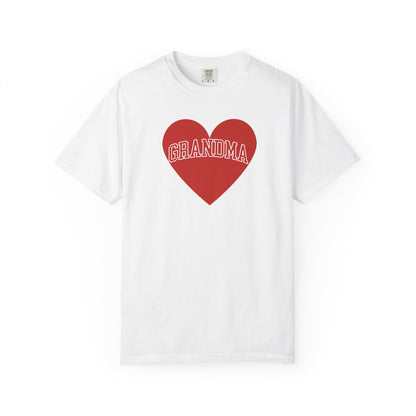 Heart &amp; Soul Love My Grandma T-Shirt, Unisex Garment-Dyed Tee for Grandparents, Birthday Gift, Mother&