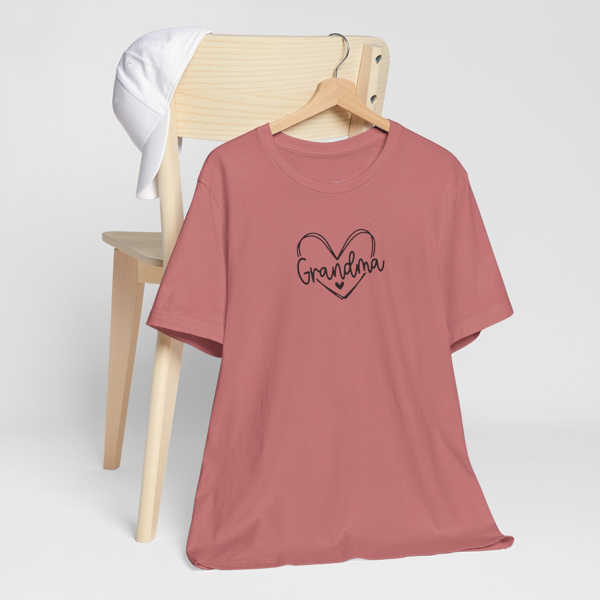 Grandma Trendy Heart Unisex Jersey Tee, Mother&