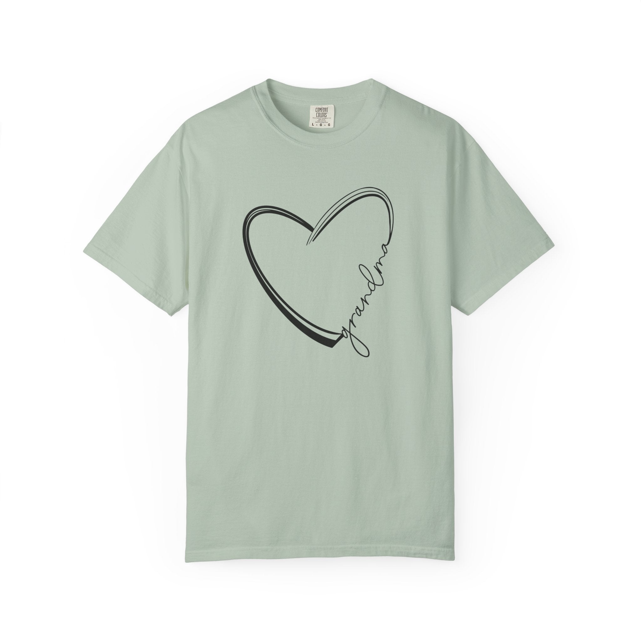 Hand Drawn Grandma Love Heart Unisex T-Shirt | Gift for Grandma | Casual Wear | Mother&