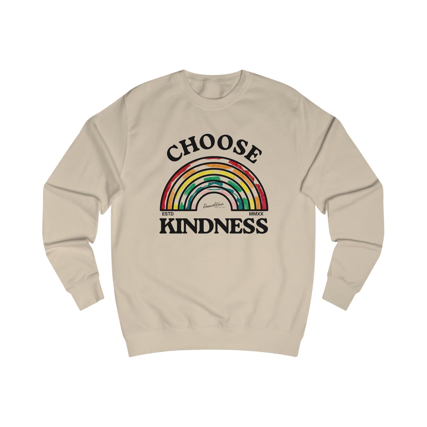 Choose Kindness Unisex Sweatshirt | Inspirational Gift, Cozy Layer, Rainbow Design, Positive Vibes, Fall Fashion