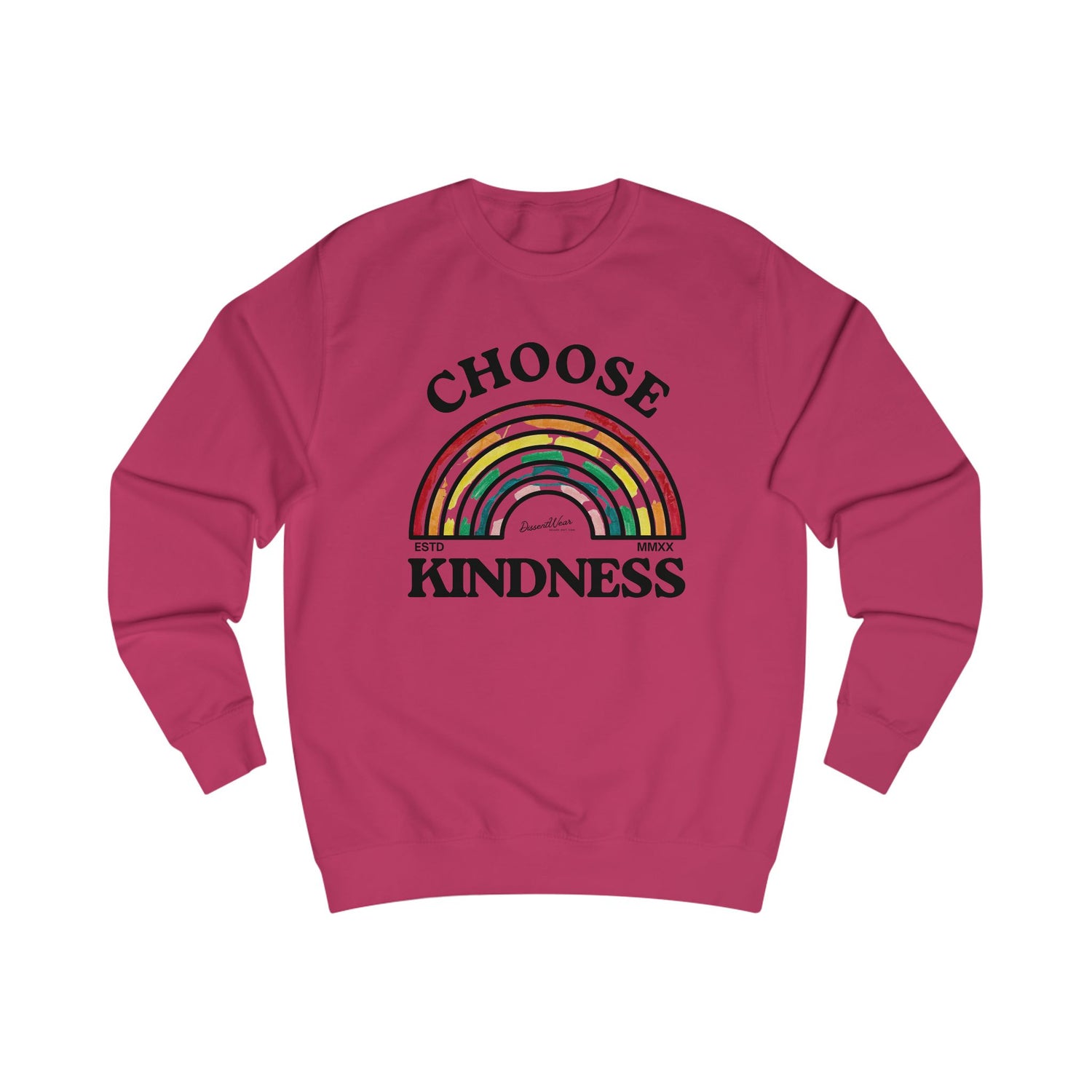 Choose Kindness Unisex Sweatshirt | Inspirational Gift, Cozy Layer, Rainbow Design, Positive Vibes, Fall Fashion