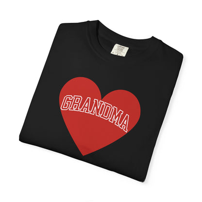 Heart &amp; Soul Love My Grandma T-Shirt, Unisex Garment-Dyed Tee for Grandparents, Birthday Gift, Mother&