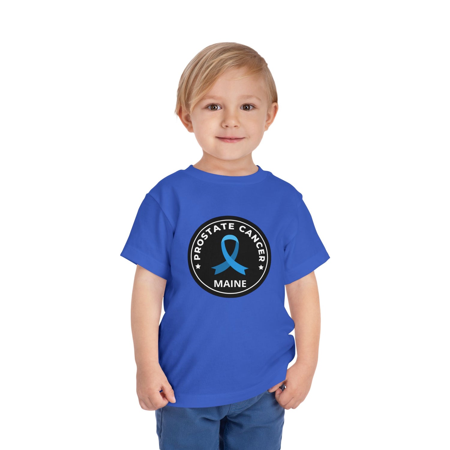 Prostate Cancer Maine Toddler Short Sleeve Tee