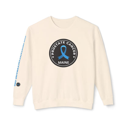 Prostate Cancer Maine Gender Neutral Lightweight Crewneck Sweatshirt