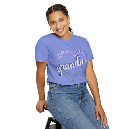 Grandma Purple Flower 3D T-Shirt, Gift for Grandmother, Mother&