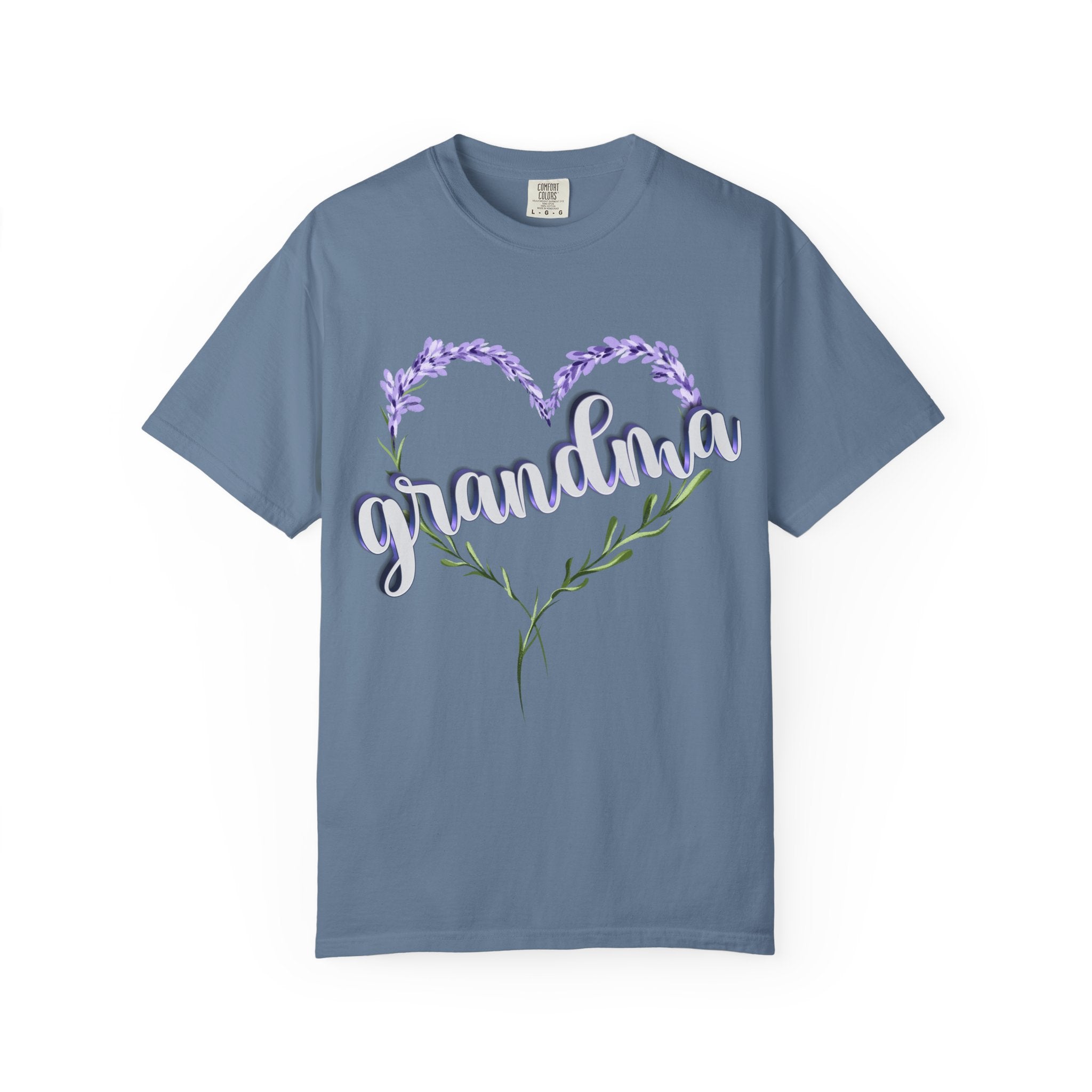 Grandma Purple Flower 3D T-Shirt, Gift for Grandmother, Mother&