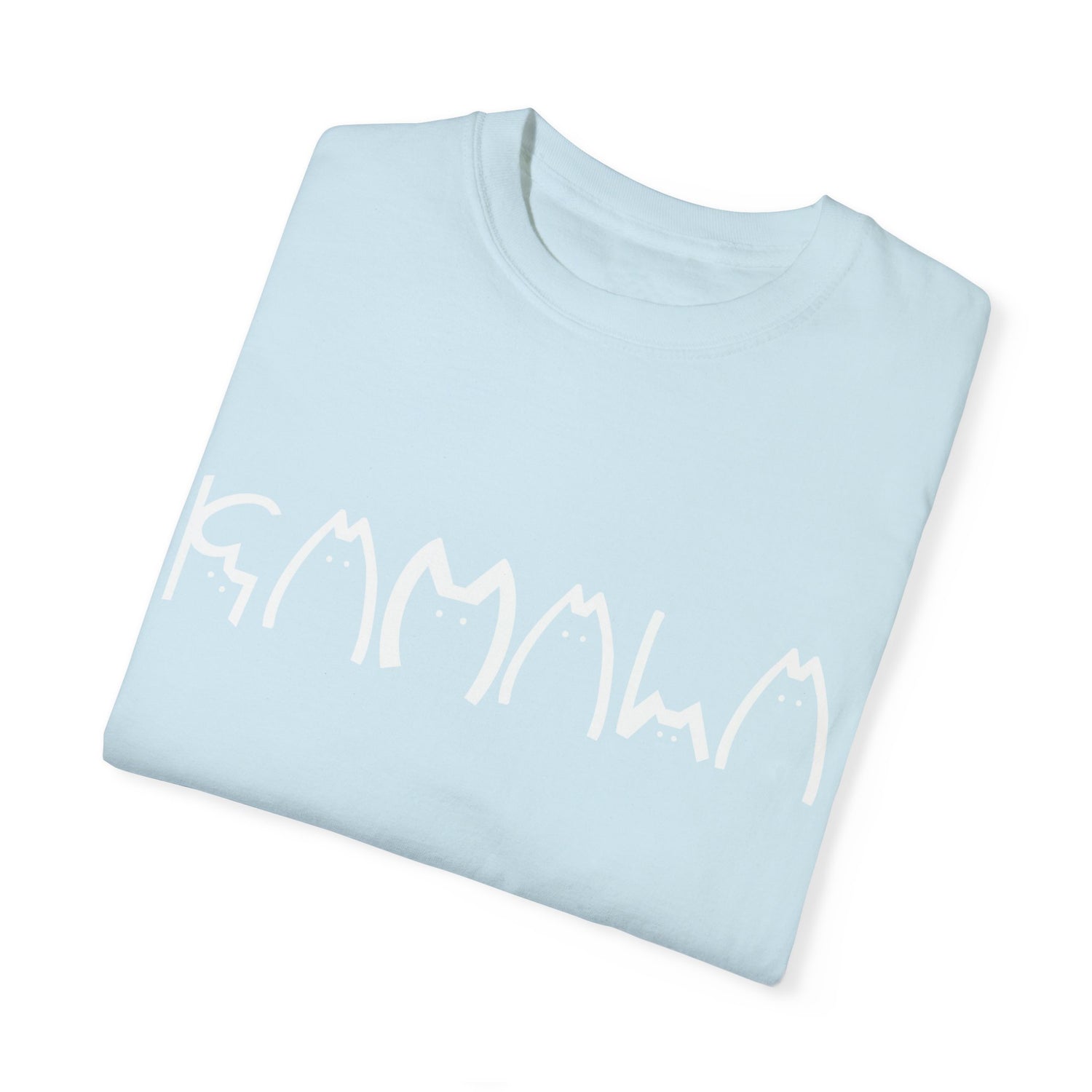 KAMALA in Cat Letters Garment-Dyed T-shirt