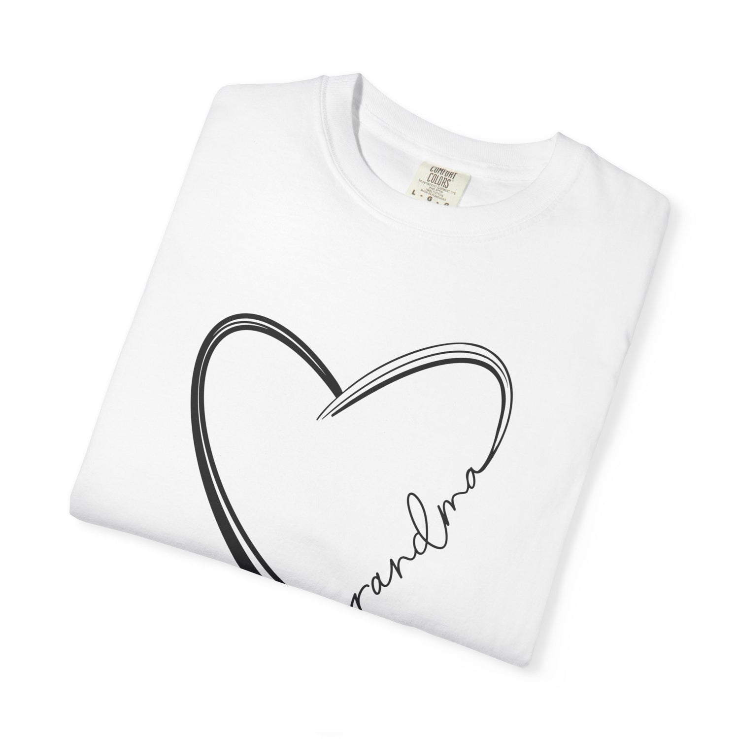 Hand Drawn Grandma Love Heart Unisex T-Shirt | Gift for Grandma | Casual Wear | Mother&