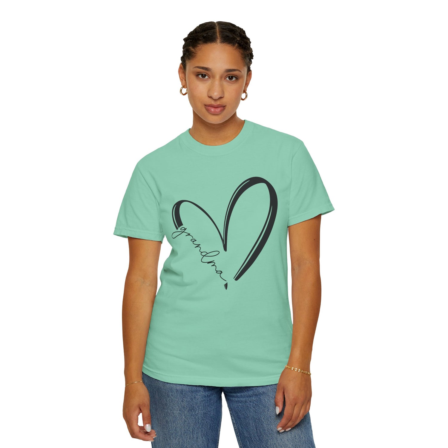 Love Grandma T-Shirt, Unisex Gift for Grandmothers, Casual Tee, Birthday, Mother&