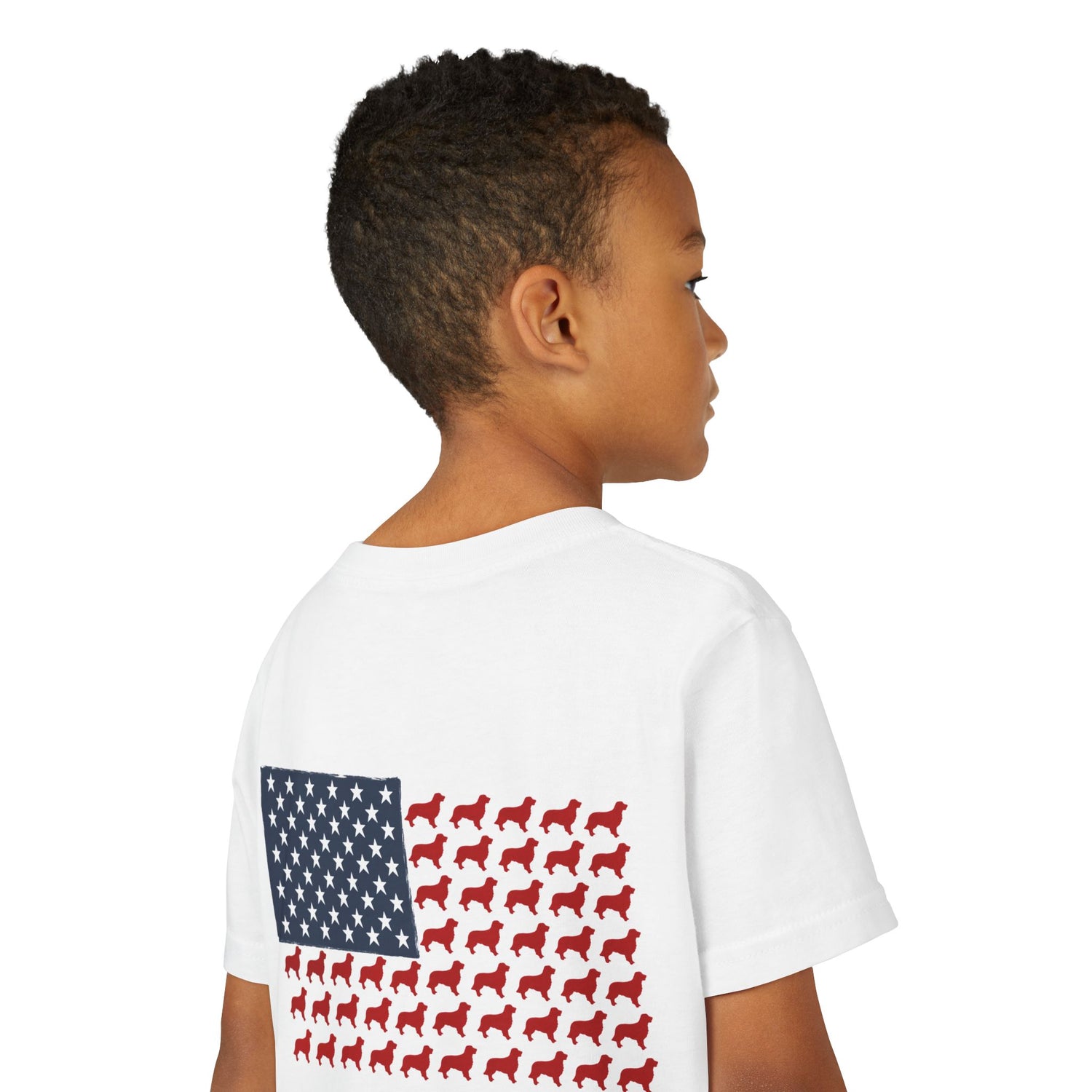 Golden Retriever Patriotic, 4th of July, Red White and Blue, Stars and Stripes, America T shirt Design, Casual Kids T-Shirt, Animal Graphic Tee, Fun Summer Shirt, Great Gift for Kids, Perfect for [...]