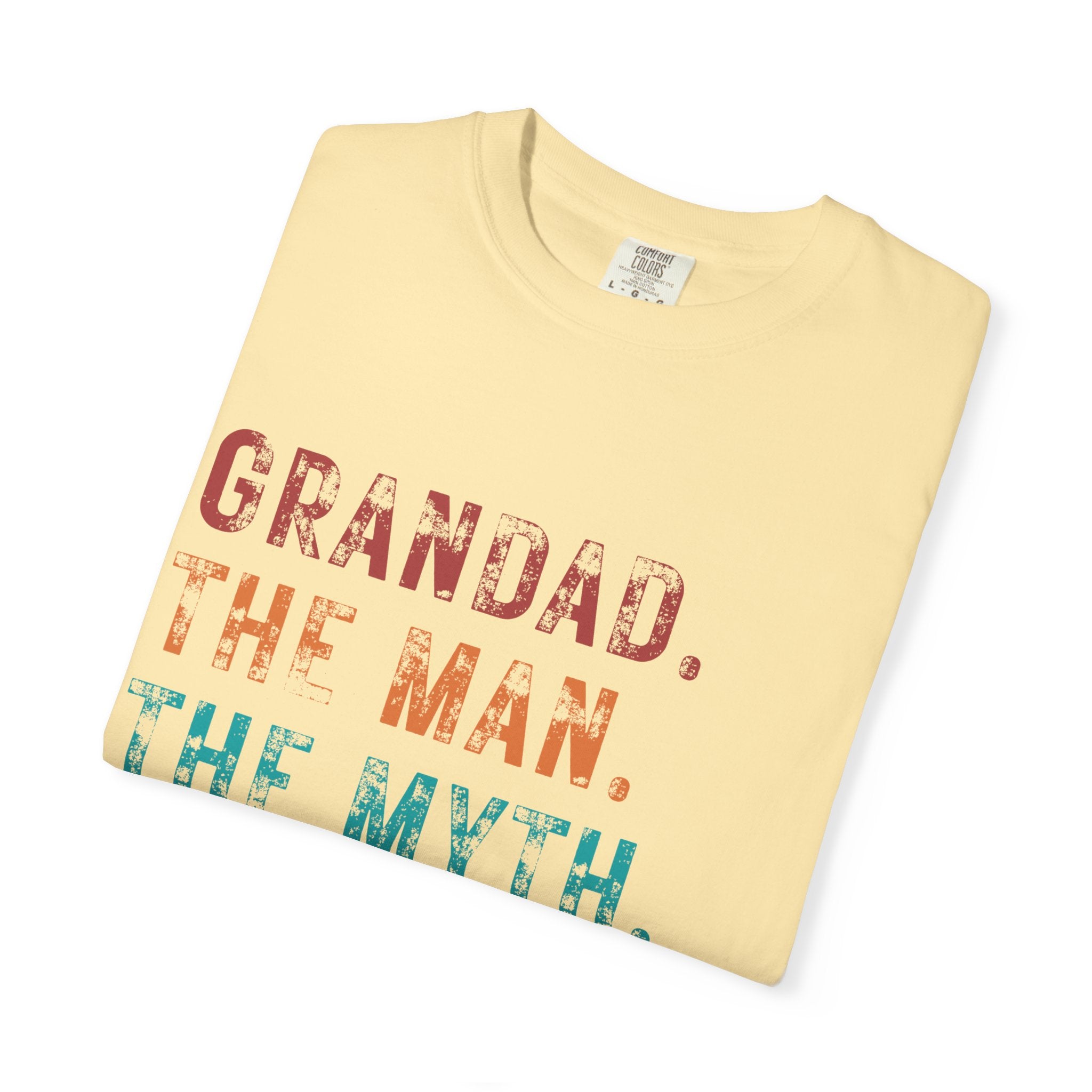 Grandad Tribute T-Shirt - The Man, The Myth, The Legend - Perfect Gift for Father&