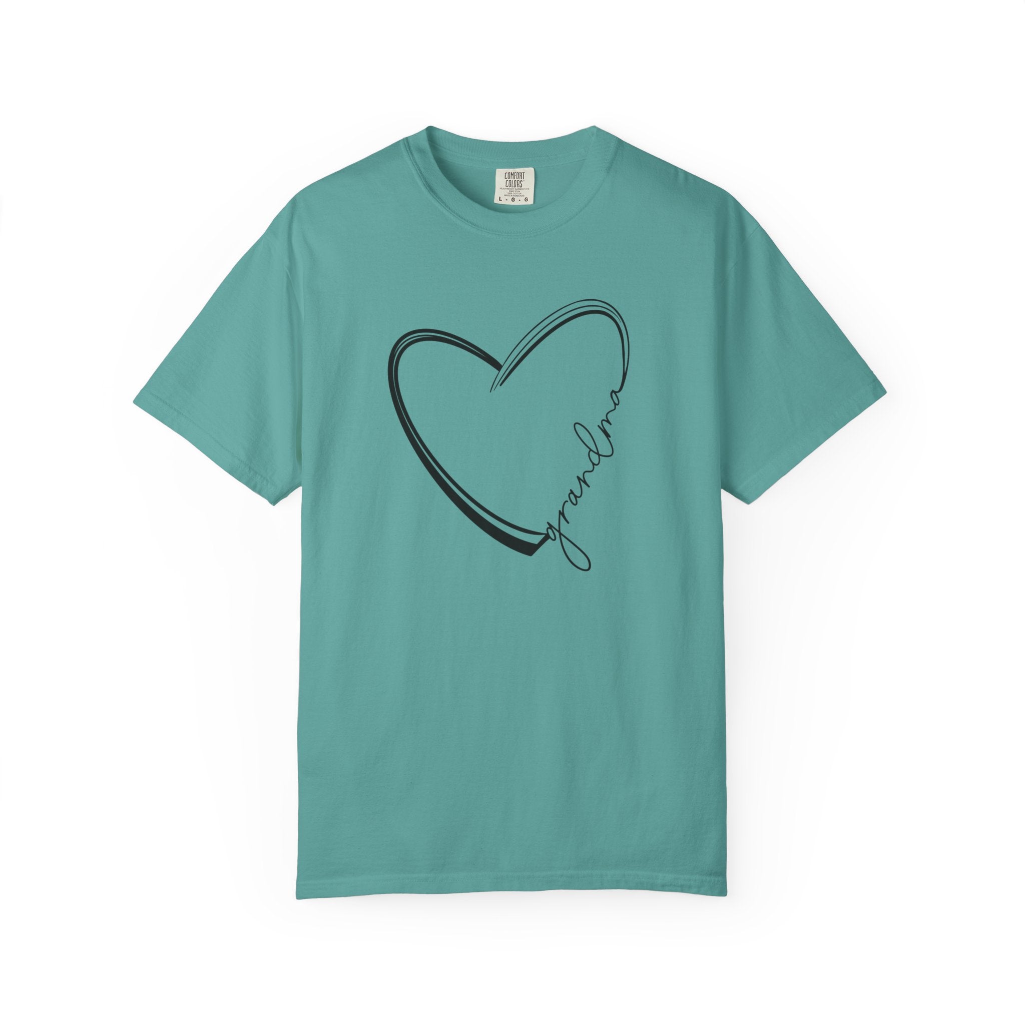 Hand Drawn Grandma Love Heart Unisex T-Shirt | Gift for Grandma | Casual Wear | Mother&