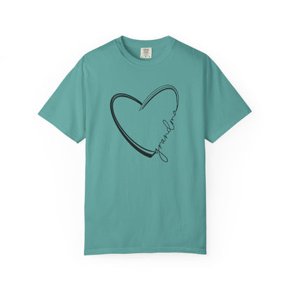 Hand Drawn Grandma Love Heart Unisex T-Shirt | Gift for Grandma | Casual Wear | Mother&