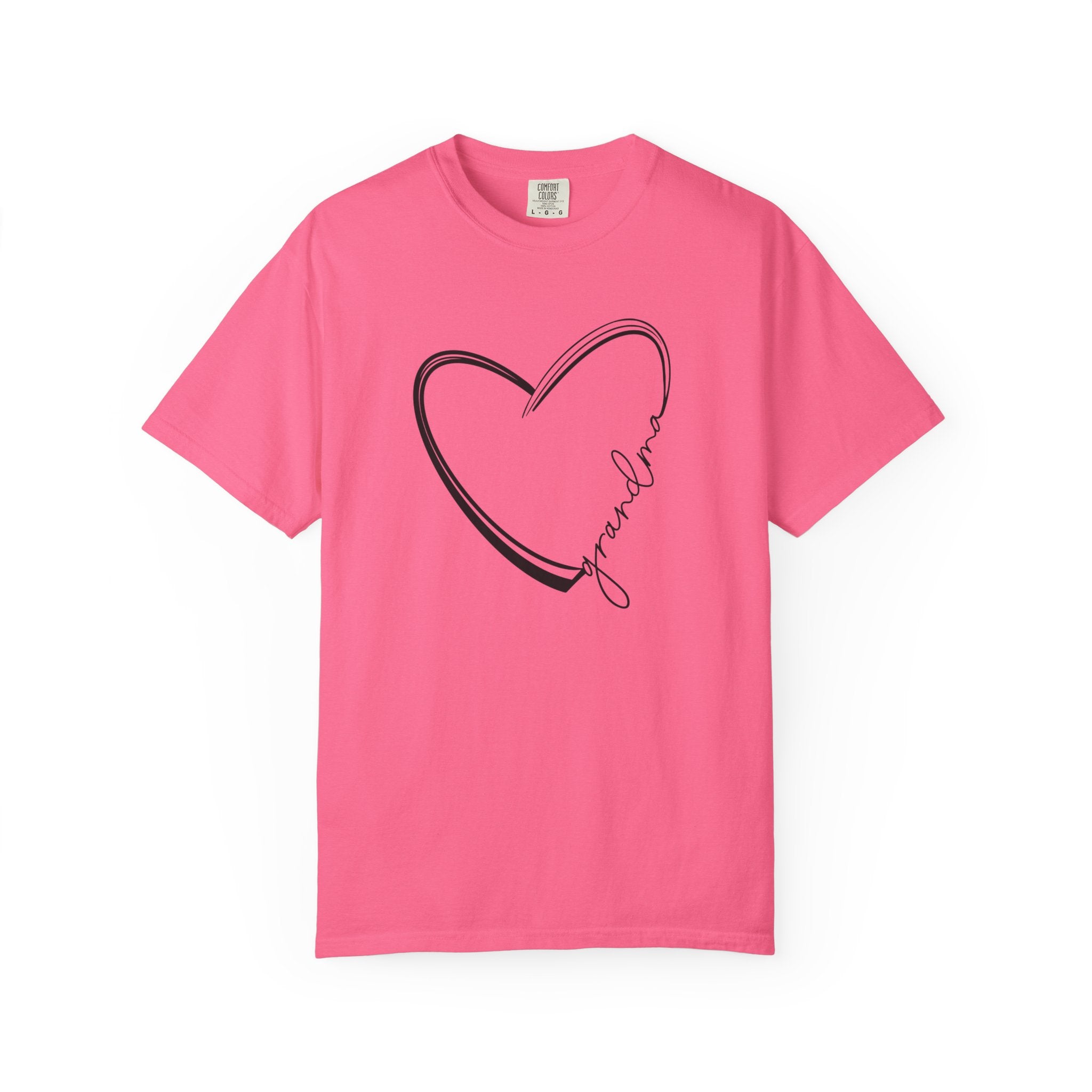 Hand Drawn Grandma Love Heart Unisex T-Shirt | Gift for Grandma | Casual Wear | Mother&