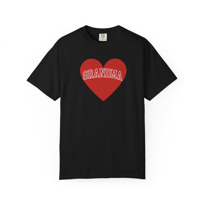 Heart &amp; Soul Love My Grandma T-Shirt, Unisex Garment-Dyed Tee for Grandparents, Birthday Gift, Mother&