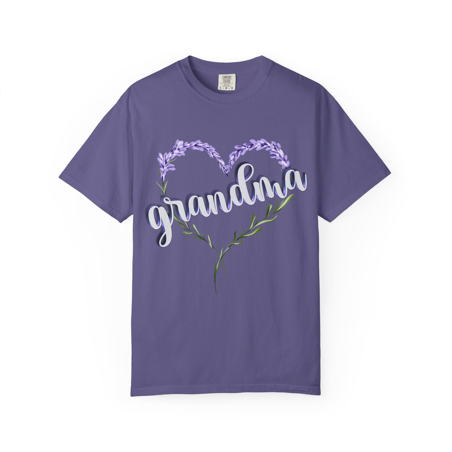 Grandma Purple Flower 3D T-Shirt, Gift for Grandmother, Mother&