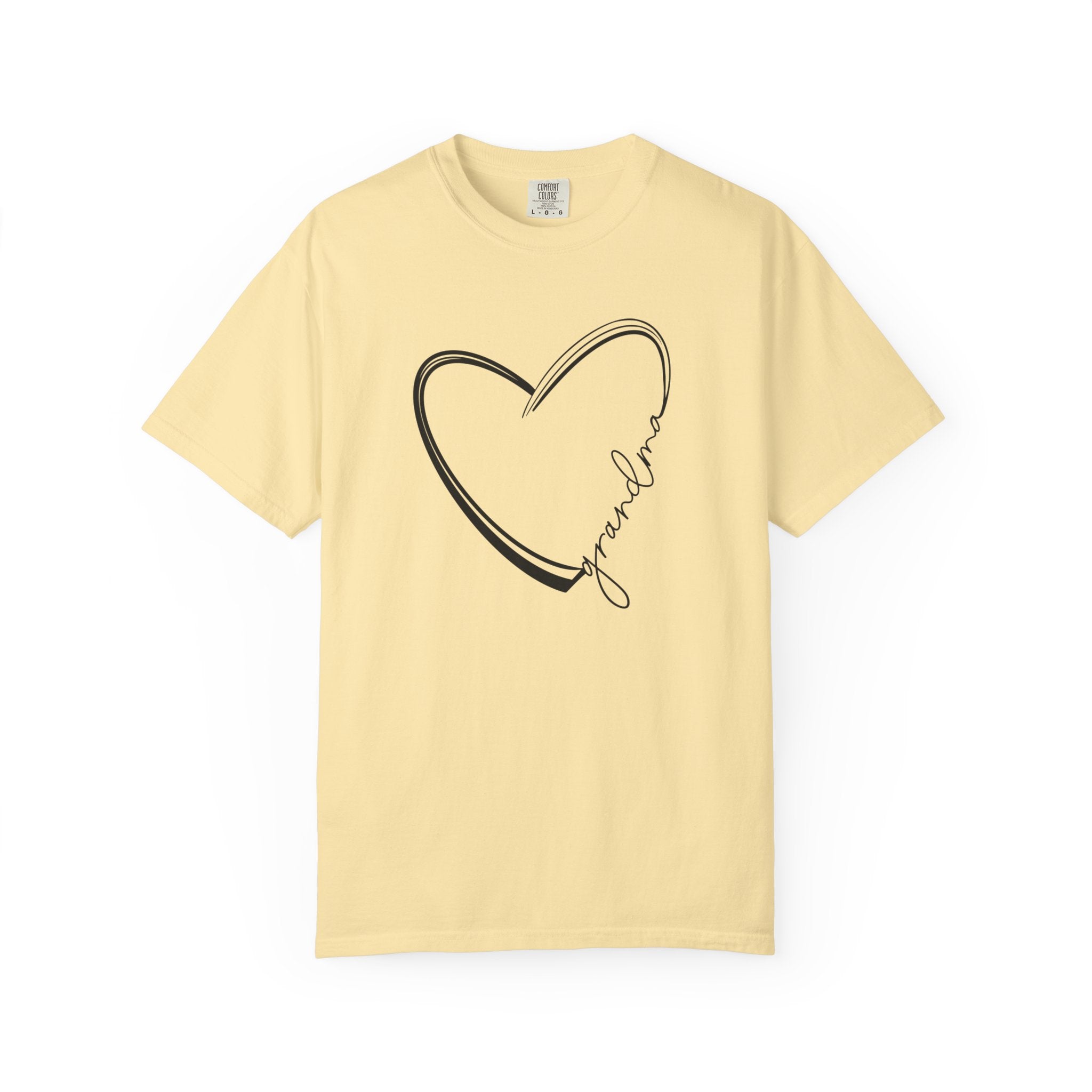 Hand Drawn Grandma Love Heart Unisex T-Shirt | Gift for Grandma | Casual Wear | Mother&