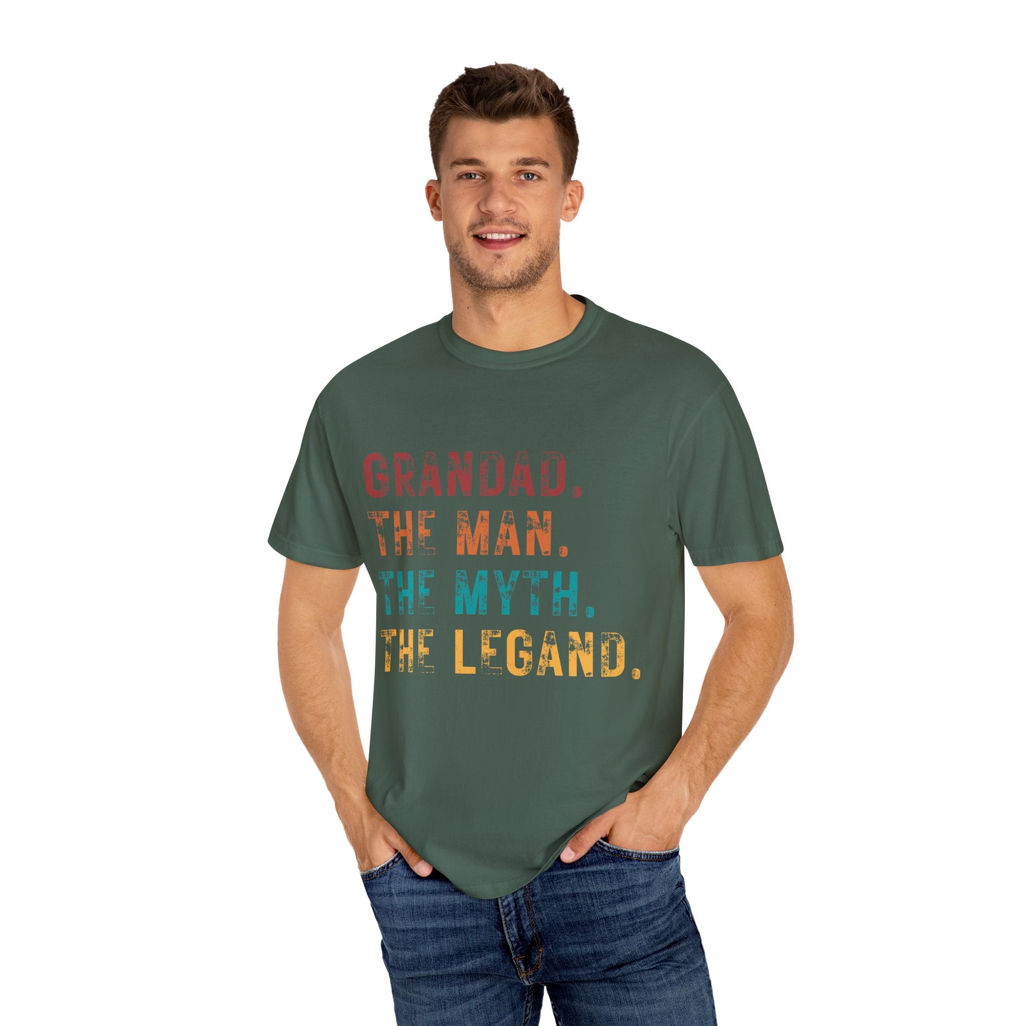 Grandad Tribute T-Shirt - The Man, The Myth, The Legend - Perfect Gift for Father&