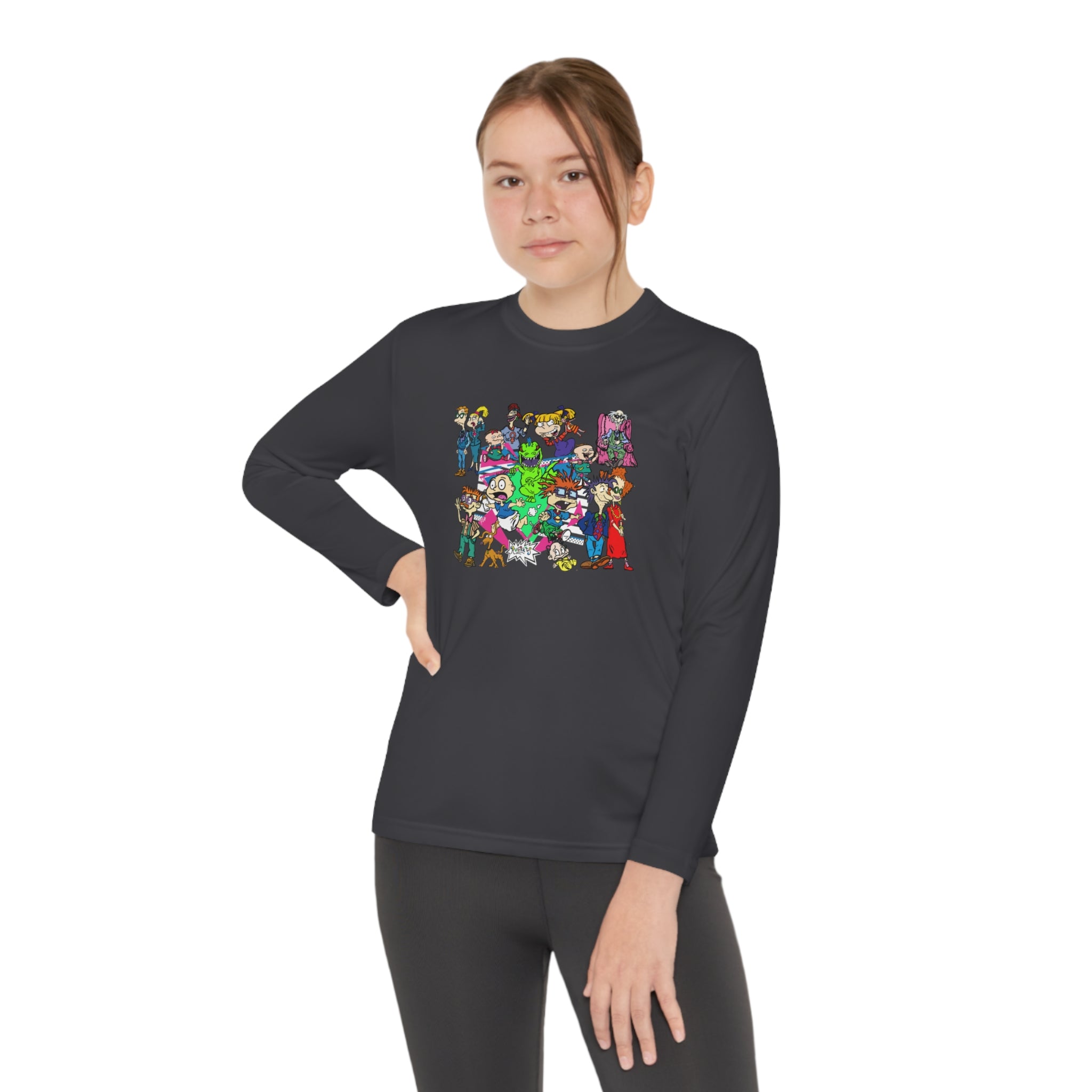 Hand Drawn Rugrats Youth Long Sleeve Competitor Tee