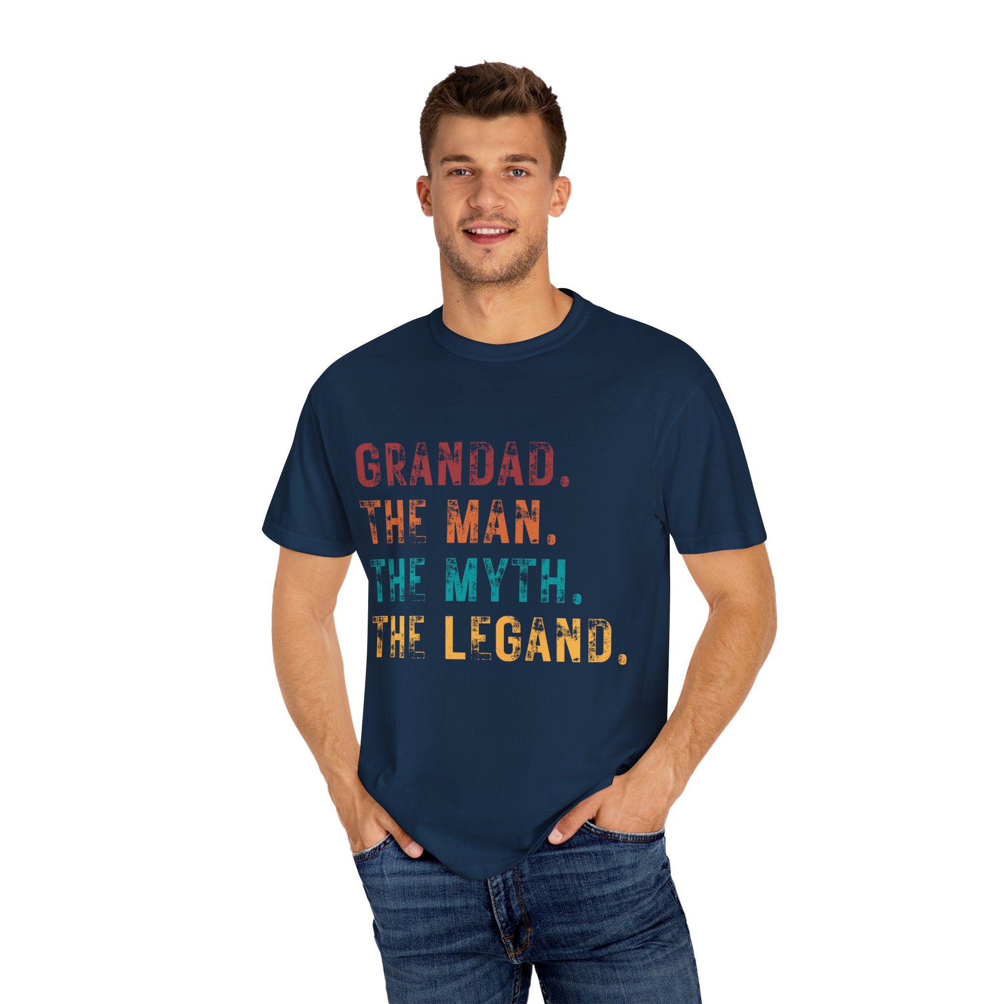 Grandad Tribute T-Shirt - The Man, The Myth, The Legend - Perfect Gift for Father&
