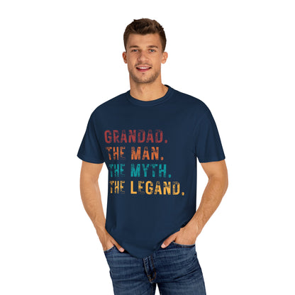 Grandad Tribute T-Shirt - The Man, The Myth, The Legend - Perfect Gift for Father&