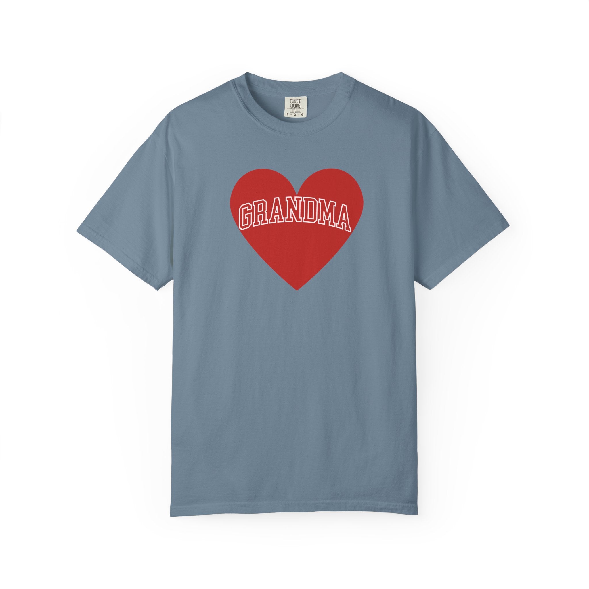 Heart &amp; Soul Love My Grandma T-Shirt, Unisex Garment-Dyed Tee for Grandparents, Birthday Gift, Mother&