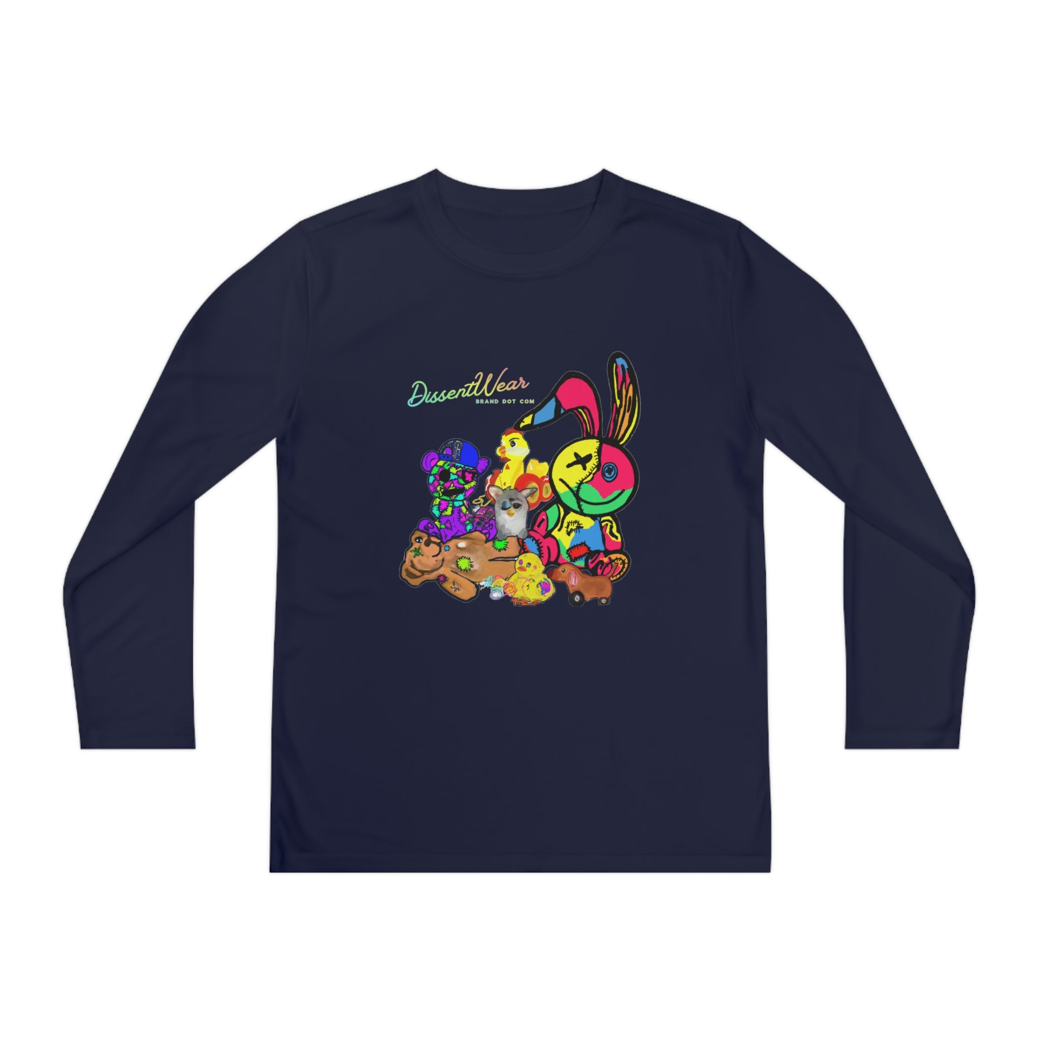 Youth Long Sleeve Tee - Broken Toys Club Hand Drawn