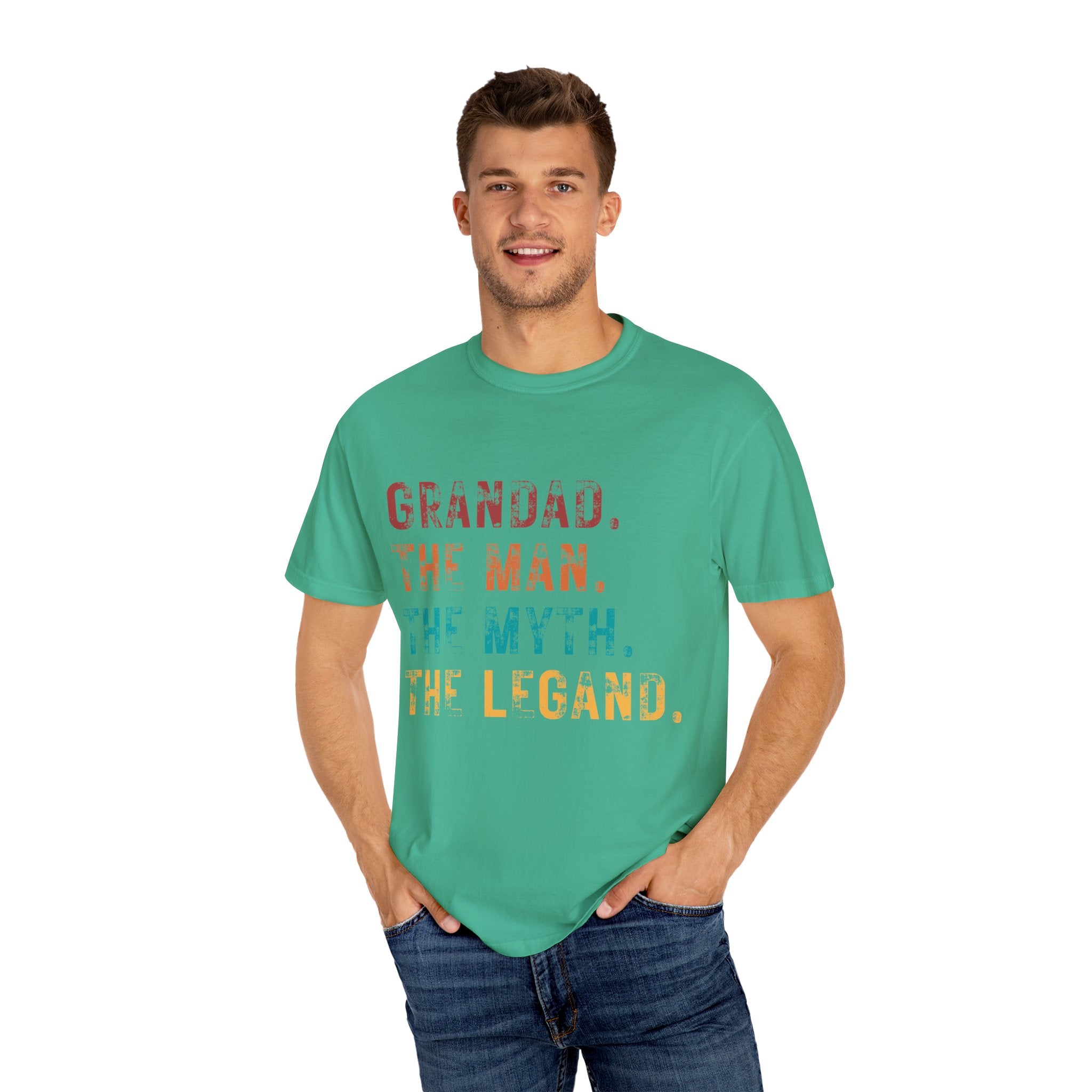 Grandad Tribute T-Shirt - The Man, The Myth, The Legend - Perfect Gift for Father&