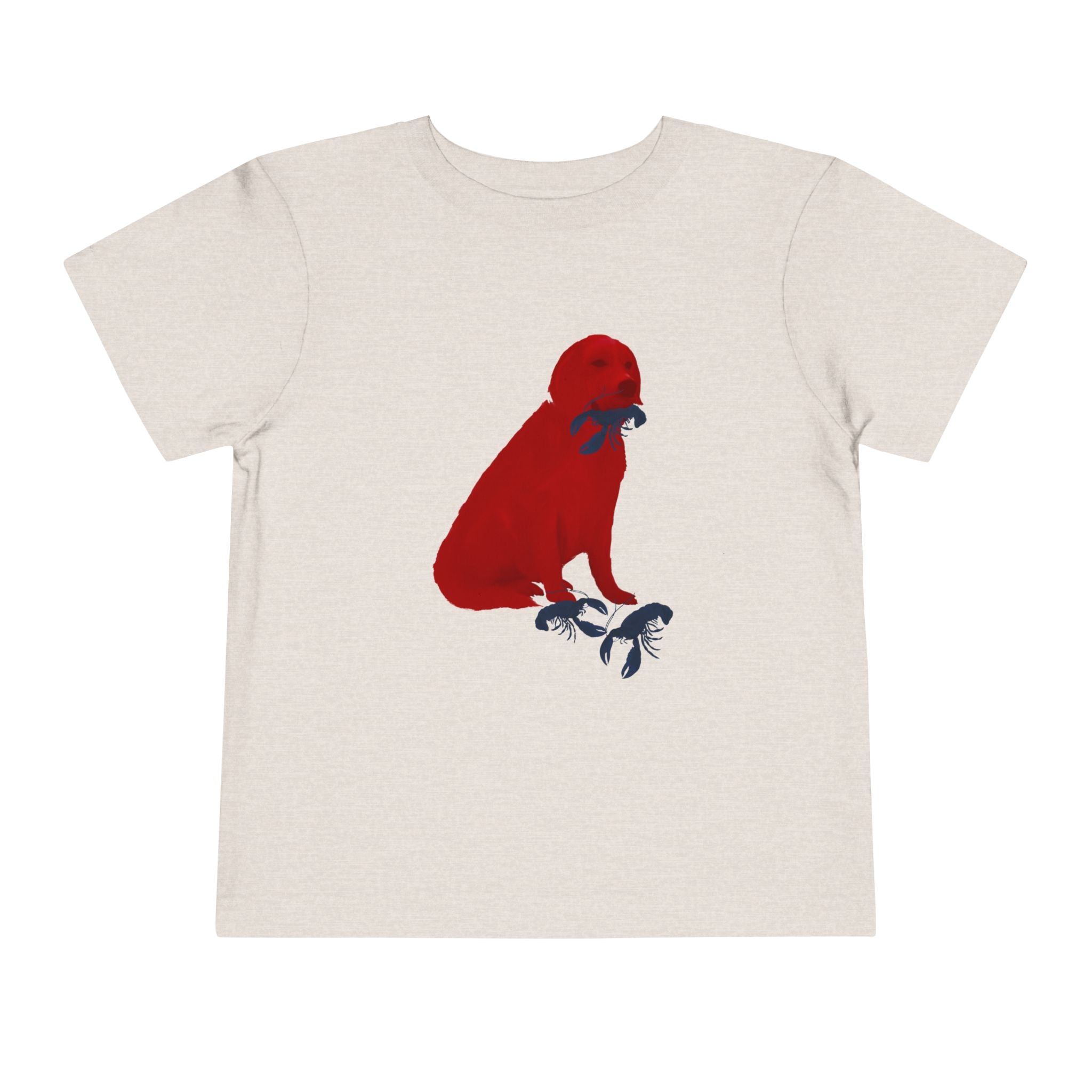 Red White and Blue Patriotic Golden Retriever, Trendy Tee, Toddler Tee, Cute Kids Shirt, Fun Animal Tee, Toddler Gift, Summer Playwear, Red White Blue Kids T-Shirt