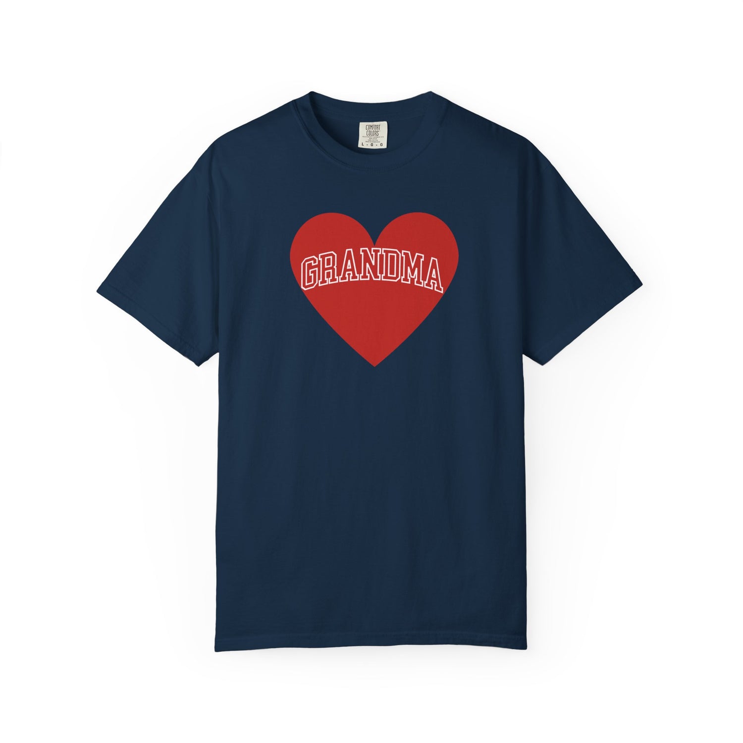 Heart &amp; Soul Love My Grandma T-Shirt, Unisex Garment-Dyed Tee for Grandparents, Birthday Gift, Mother&