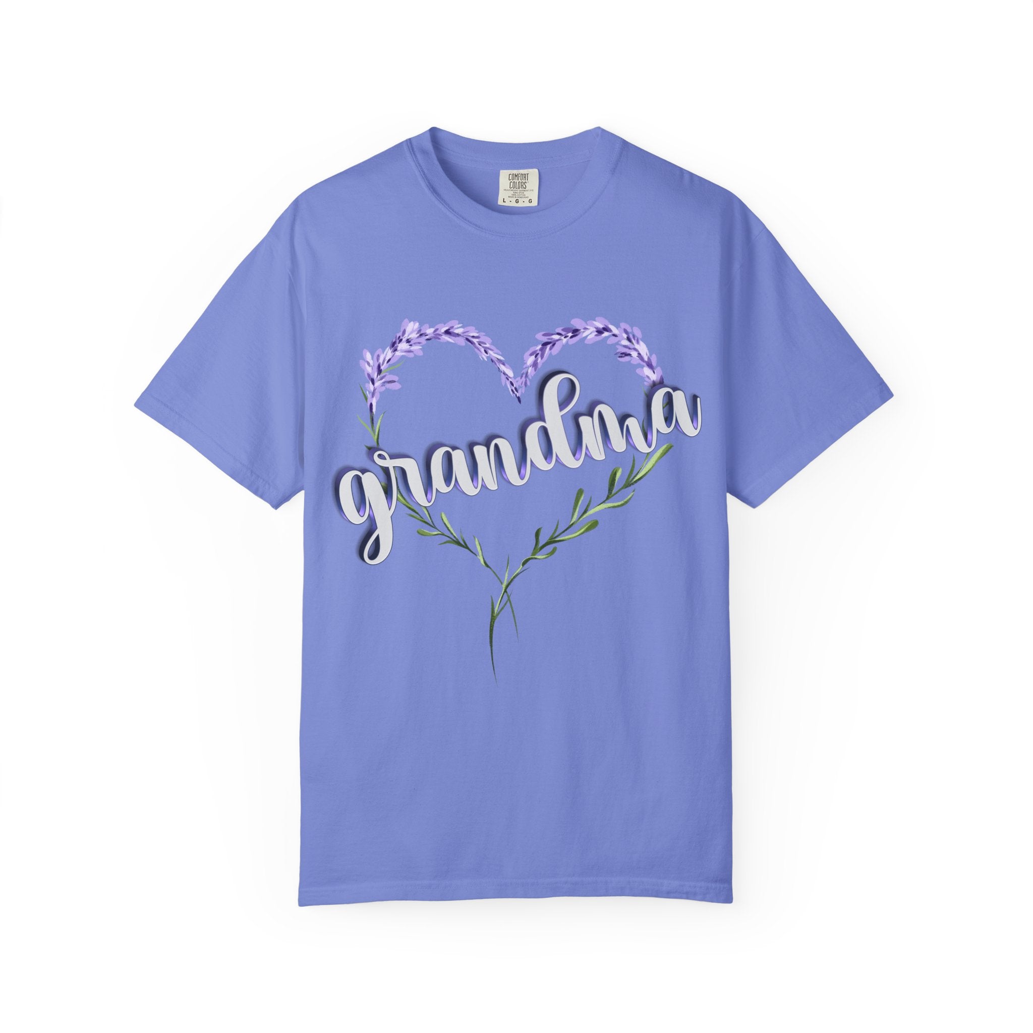 Grandma Purple Flower 3D T-Shirt, Gift for Grandmother, Mother&