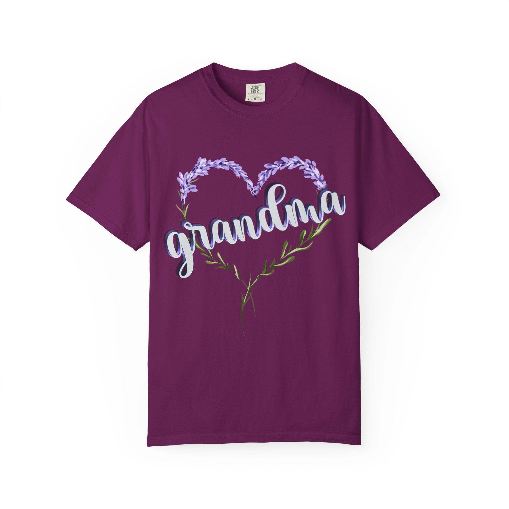 Grandma Purple Flower 3D T-Shirt, Gift for Grandmother, Mother&