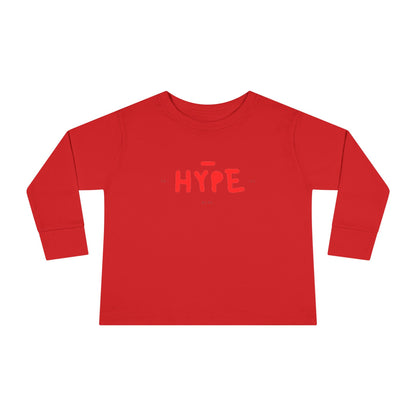 Toddler Long Sleeve Tee HYPE Trendy Toddler Long Sleeve T Shirt