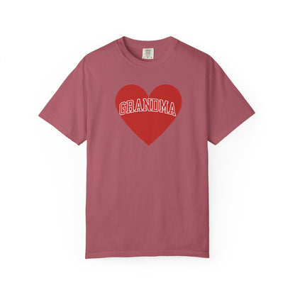 Heart &amp; Soul Love My Grandma T-Shirt, Unisex Garment-Dyed Tee for Grandparents, Birthday Gift, Mother&