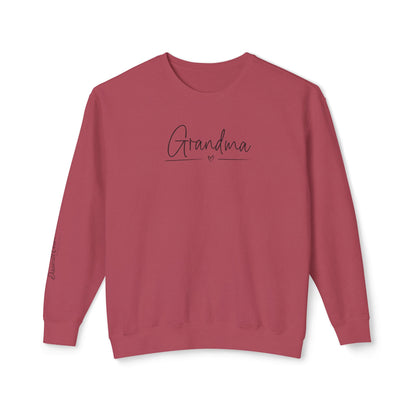 Grandma Sweatshirt, Cozy Crewneck Gift, Lightweight Pullover, Mother&