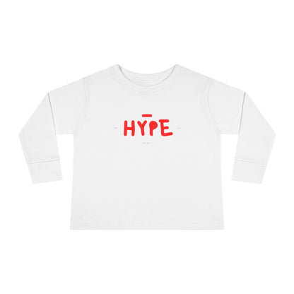 Toddler Long Sleeve Tee HYPE Trendy Toddler Long Sleeve T Shirt